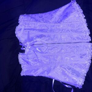 Elegant White Corset Top